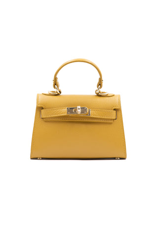 KELLY PICCOLA borsa in pelle martellata