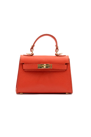 KELLY PICCOLA borsa in pelle martellata