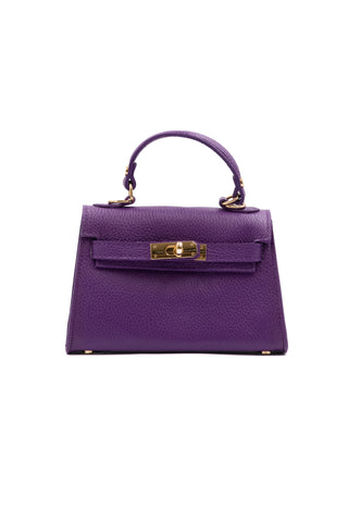 KELLY PICCOLA borsa in pelle martellata