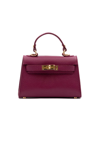 KELLY PICCOLA borsa in pelle martellata