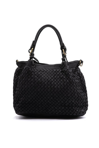 NINA borsa in pelle intrecciata