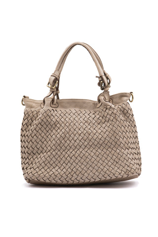 NINA borsa in pelle intrecciata