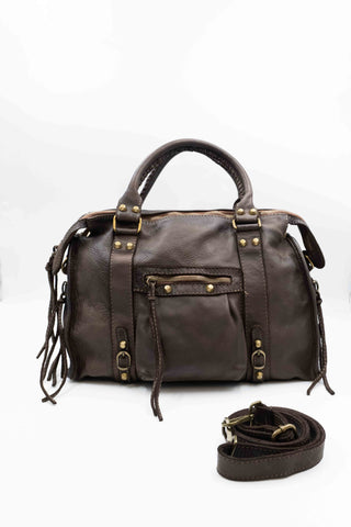 KIMBERLY PICCOLA borsa in pelle vintage
