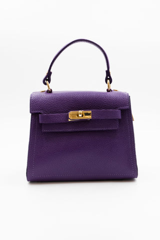 KELLY MEDIA borsa in pelle martellata