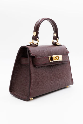 KELLY PICCOLA borsa in pelle martellata