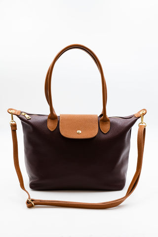 CHARLOTTE GRANDE borsa in pelle