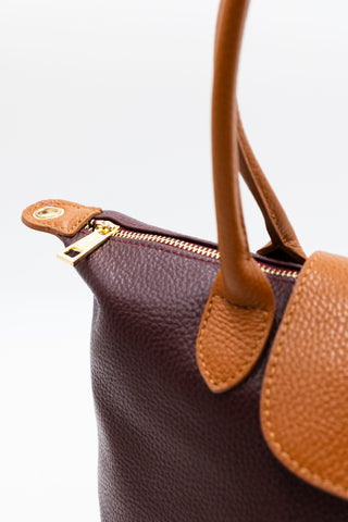 CHARLOTTE GRANDE borsa in pelle