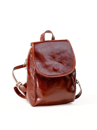 SMALL LEATHER BACKPACK