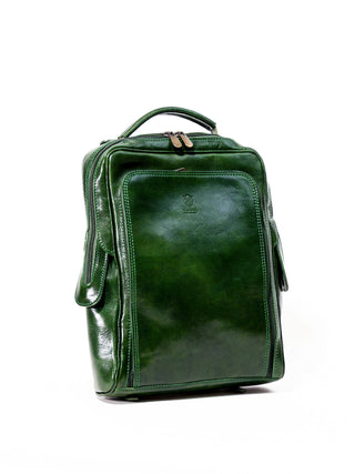 15" VERTICAL LEATHER BACKPACK