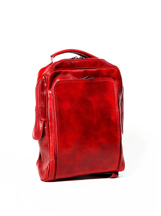 15" VERTICAL LEATHER BACKPACK