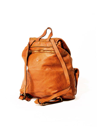 TWO POCKETS WOVEN BACKPACK