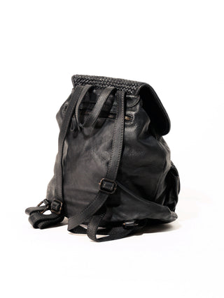 TWO POCKETS WOVEN BACKPACK