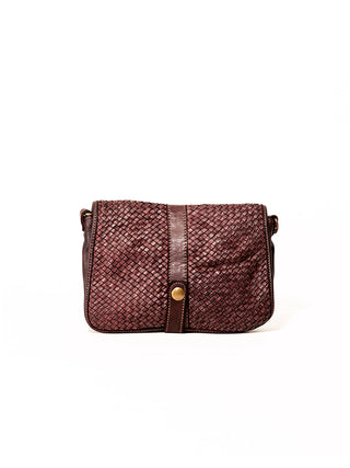 IRIS MEDIA borsa in pelle vintage