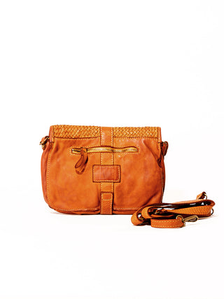 IRIS MEDIA borsa in pelle vintage