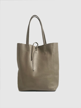 EVA shopper in pelle