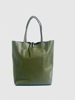 EVA shopper in pelle