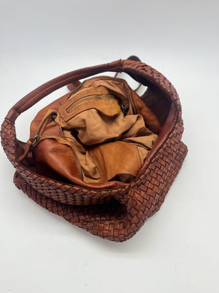 VITTORIA borsa di pelle lavata