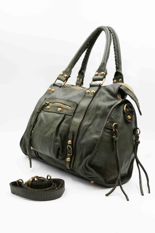 KIMBERLY PICCOLA borsa in pelle vintage