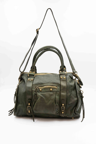 KIMBERLY PICCOLA borsa in pelle vintage