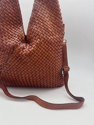 VITTORIA borsa di pelle lavata