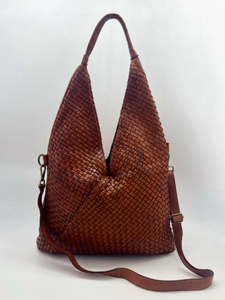 VITTORIA borsa di pelle lavata