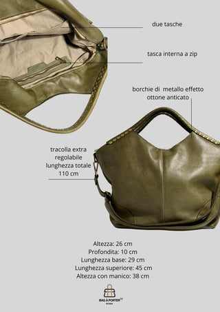 SERENA di pelle vintage