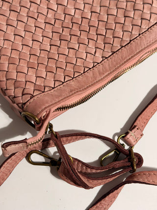 SVEVA SMALL vintage leather bag